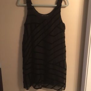 Black mini dress