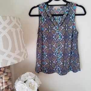 Skies Are Blue Print Tank Top