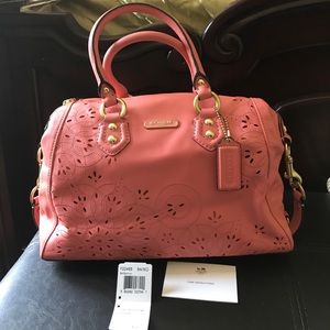 Coach Laser Cut Satchel.