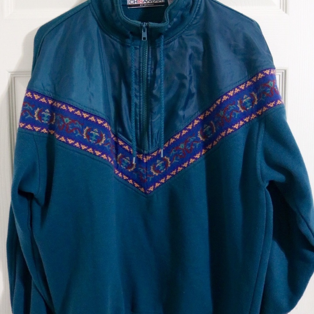 Vintage turtle neck zip up sweater.