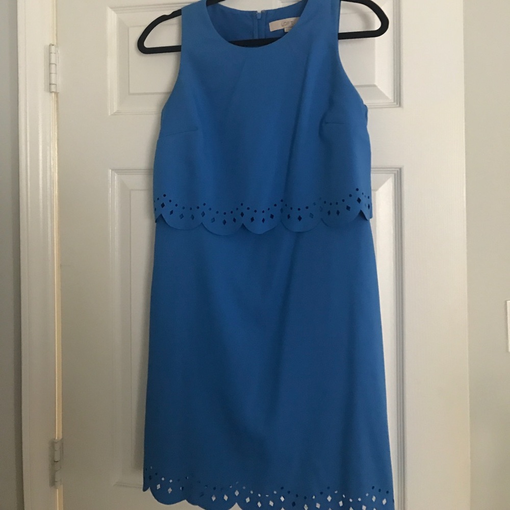 Loft eyelet dress
