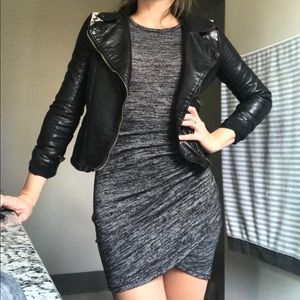 Ruched Bodycon Mini Dress