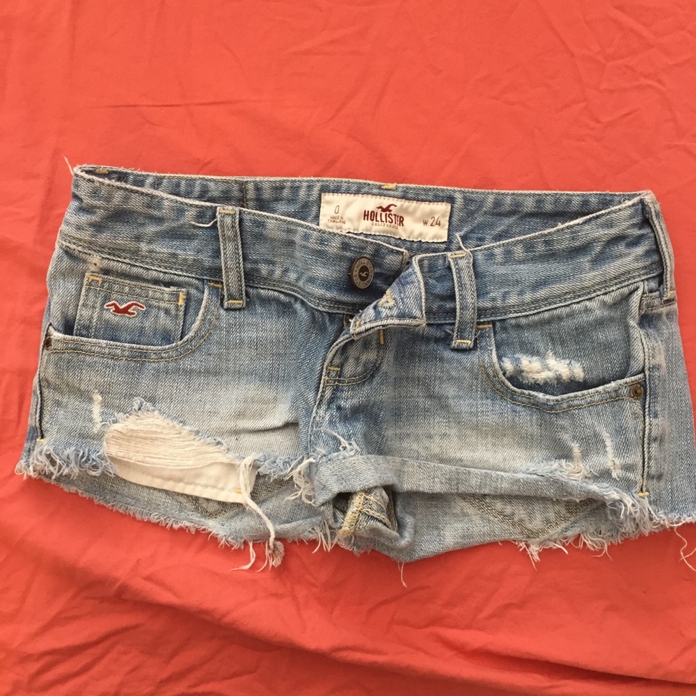 Hollister jean shorts