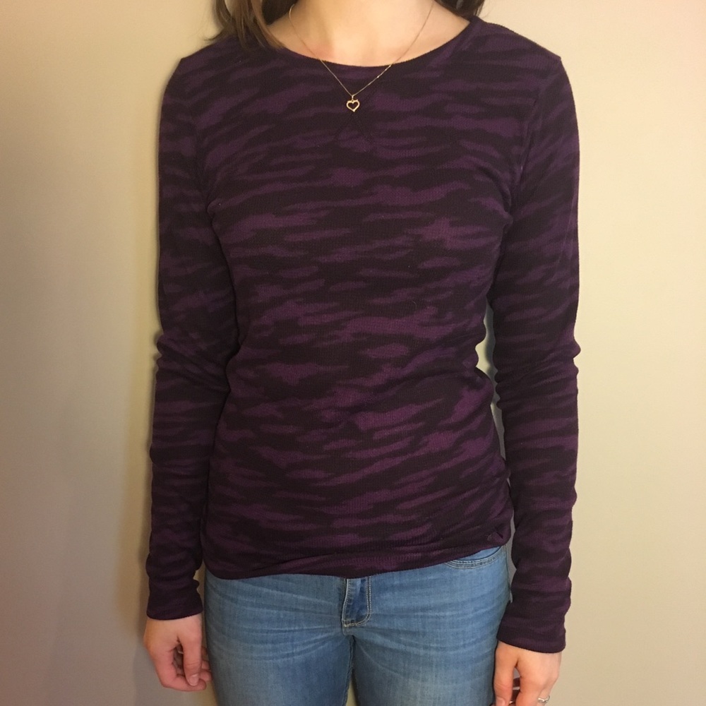Under armor purple long sleeve