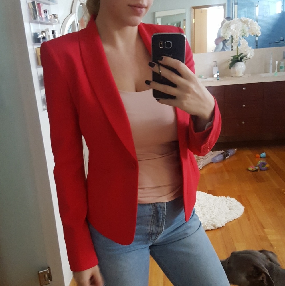 BCBGMAXAZRIA Bowie Woven City Jacket