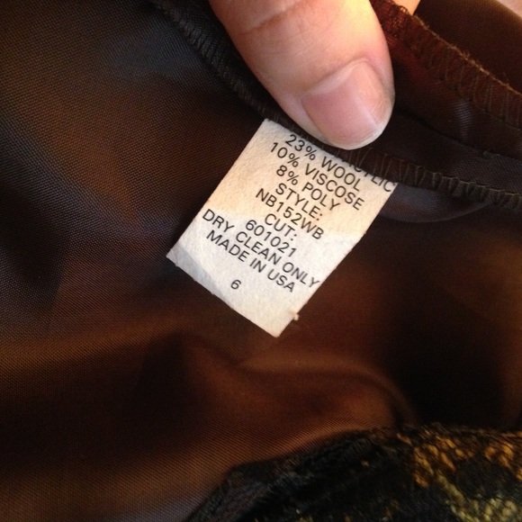 NWOT Noticeable Wool Skirt - Picture 6 of 6