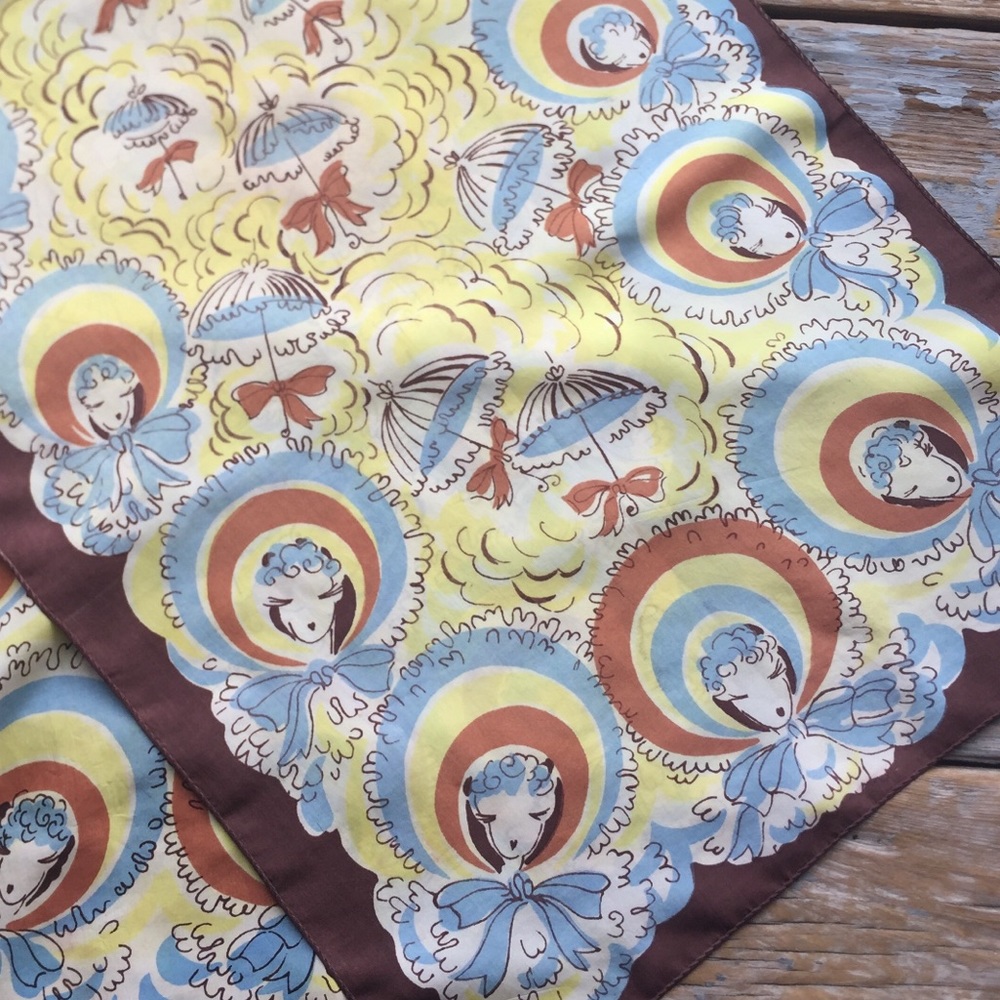 Rare Vintage Silk Scarf