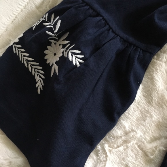 J.Crew navy embroidered top - Picture 4 of 7