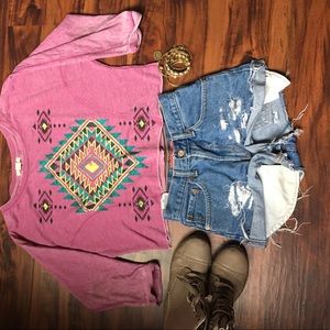 Forever 21 Aztec Shirt