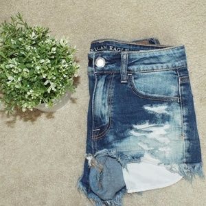 🌊🌞 AMERICAN EAGLE ACID WASH JEAN SHORTS