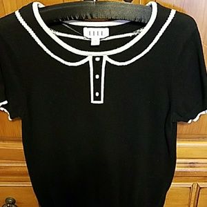 Short sleeve sweater