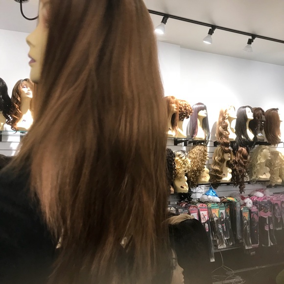 Long ombré Lacefront 1B/30 Long Swisslace Wig main image 6