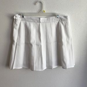 Plus Size White Pleated Tennis Skirt!🐰🎀💕🍥