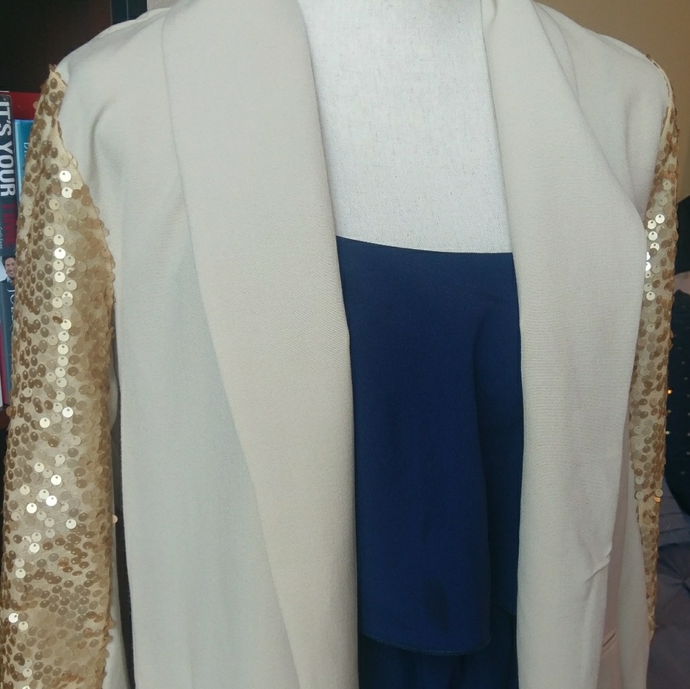 Gold sequin Blazer