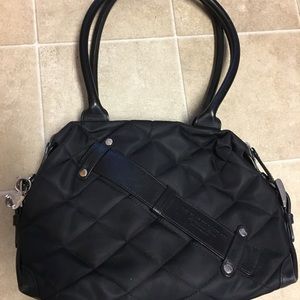 My Flat In London Black Quilted Purse.