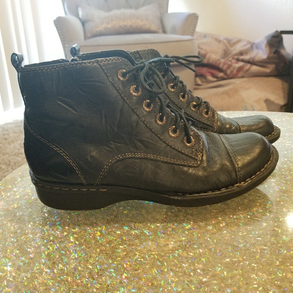 Clarks combat style boots