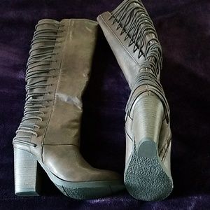 Mossimo Brown knee boots