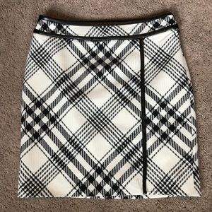White House Black Market Plaid Skirt