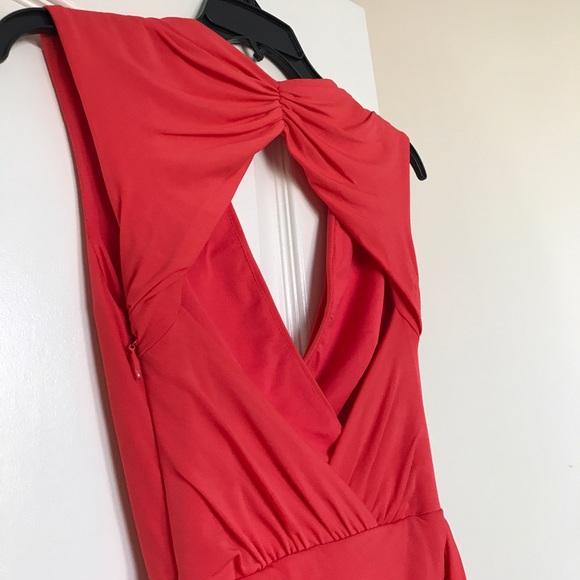 BCBG Open Back Fitted Cocktail Dress - Picture 5 of 6