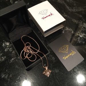 18k Gold Plated Diamond Supply Company Necklace