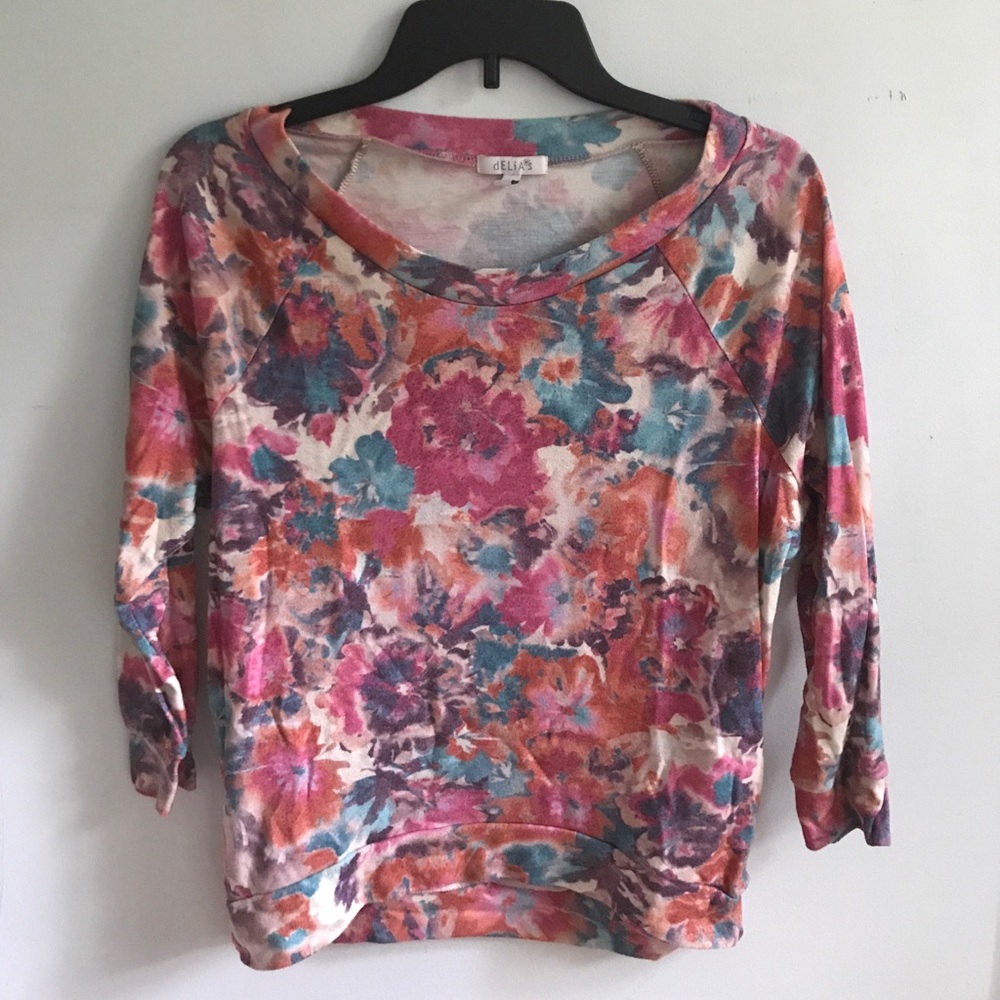Watercolor sweater (Delia’s)