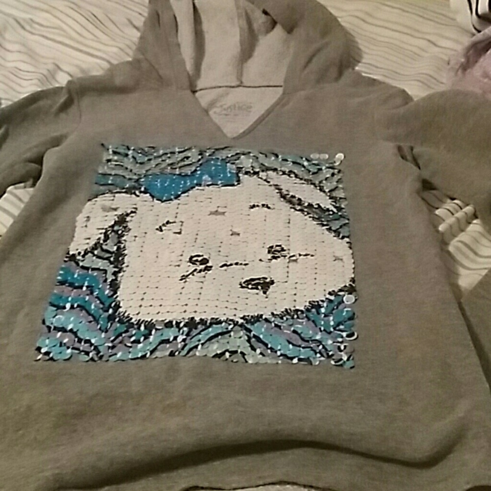 Flip cequin hoodie