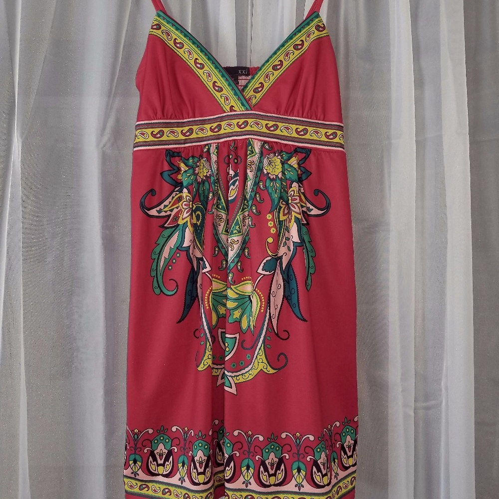 Spagetti Strap Long VNeck Tank