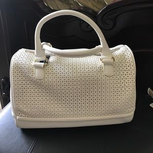 True White Speedy Bag