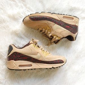 Nike Air Max 90 2006 Cherry Tan Dark Cinder Sz 7 Nike Air Max 90 2006 Cherry Tan Dark Cinder Sz 7