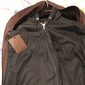 Men’s Louis Vuitton zip up jacket & matching pants