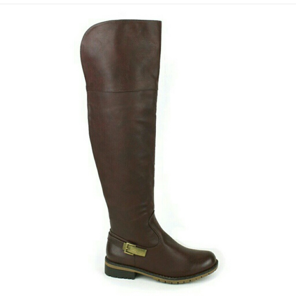 Burgundy Riding Boots