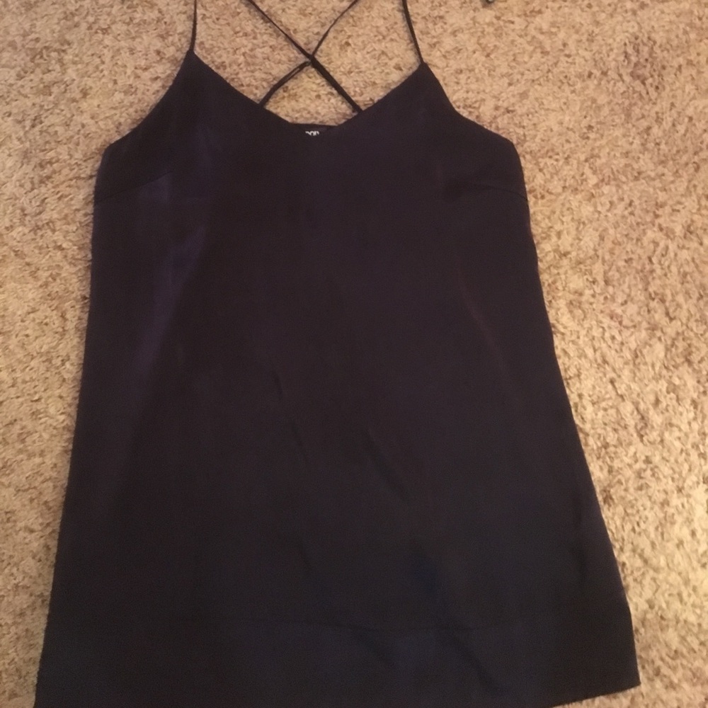 Silk Navy Formal Dress