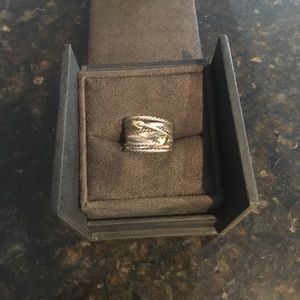 David Yurman double cross ring