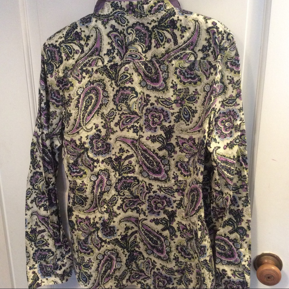 Talbots button down shirt, size 10. - Picture 3 of 4