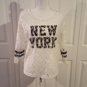 Express lace top