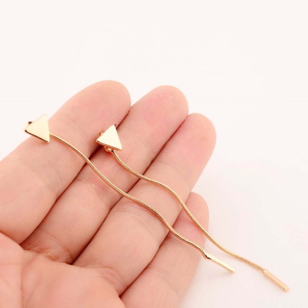 ❤️4 for $20 Sale❤️New GoldSliverCharm Long Earring - Picture 2 of 4