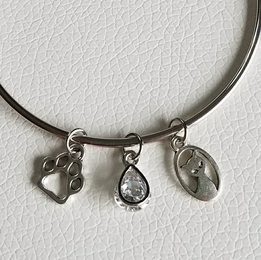 New one size fits all cat bracelet, kitty bracelet - Picture 2 of 4