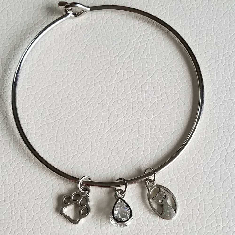 New one size fits all cat bracelet, kitty bracelet - Picture 3 of 4