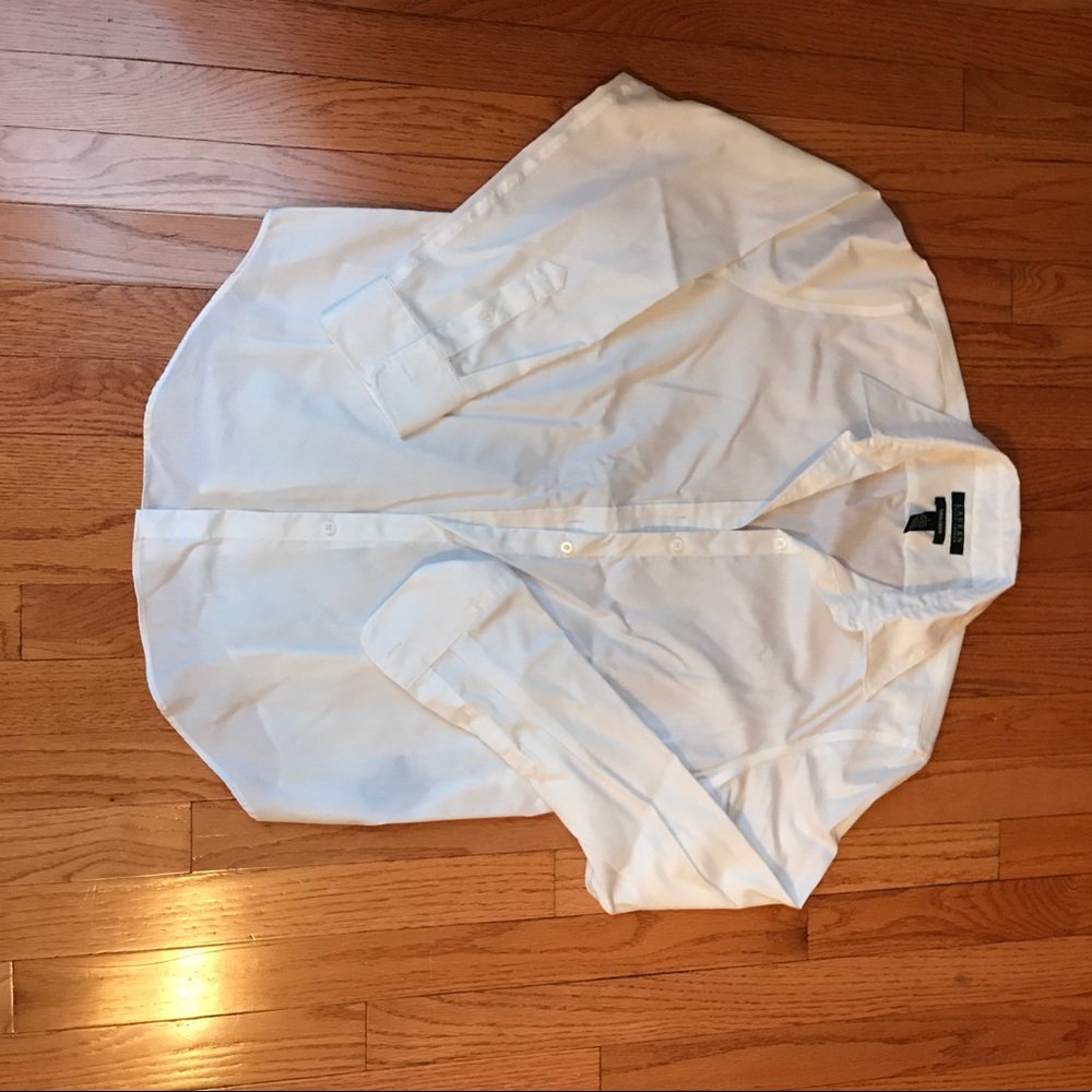 Lauren Ralph Lauren non-iron button down blouse, L