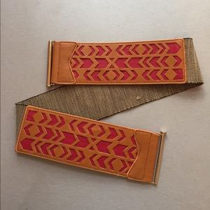 ◀️▶️ Funky geometric Wide Belt