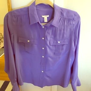 Jcrew silk blouse sz 4