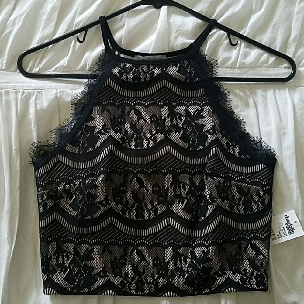Lace crop top