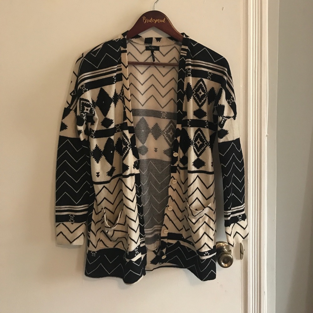 Tribal print cardigan- Nollie