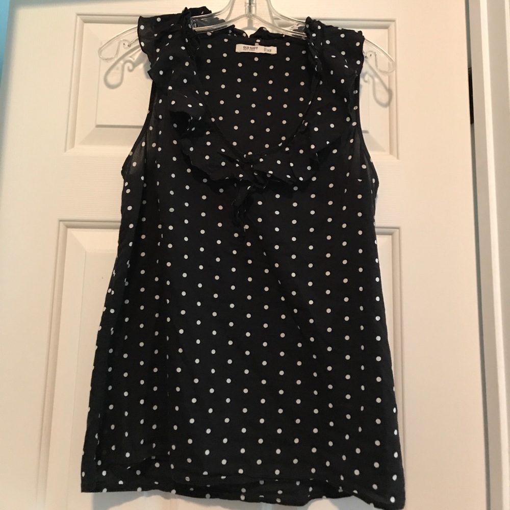 Polka dot blouse