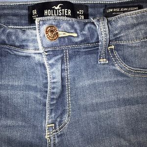 Hollister Low rise Jean leggings size 5R