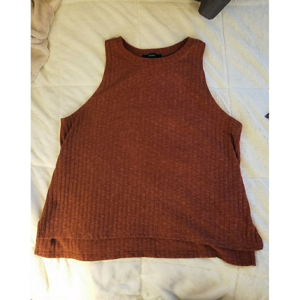 Burnt Orange Knit Top