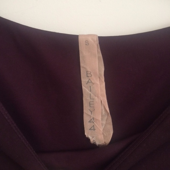 Revolve Bailey44 fit n flare DRESS deep burgundy S - Picture 6 of 7