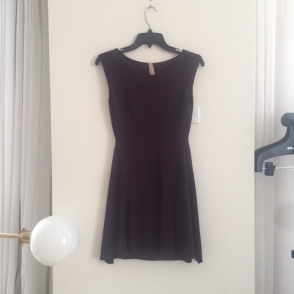 Revolve Bailey44 fit n flare DRESS deep burgundy S - Picture 4 of 7