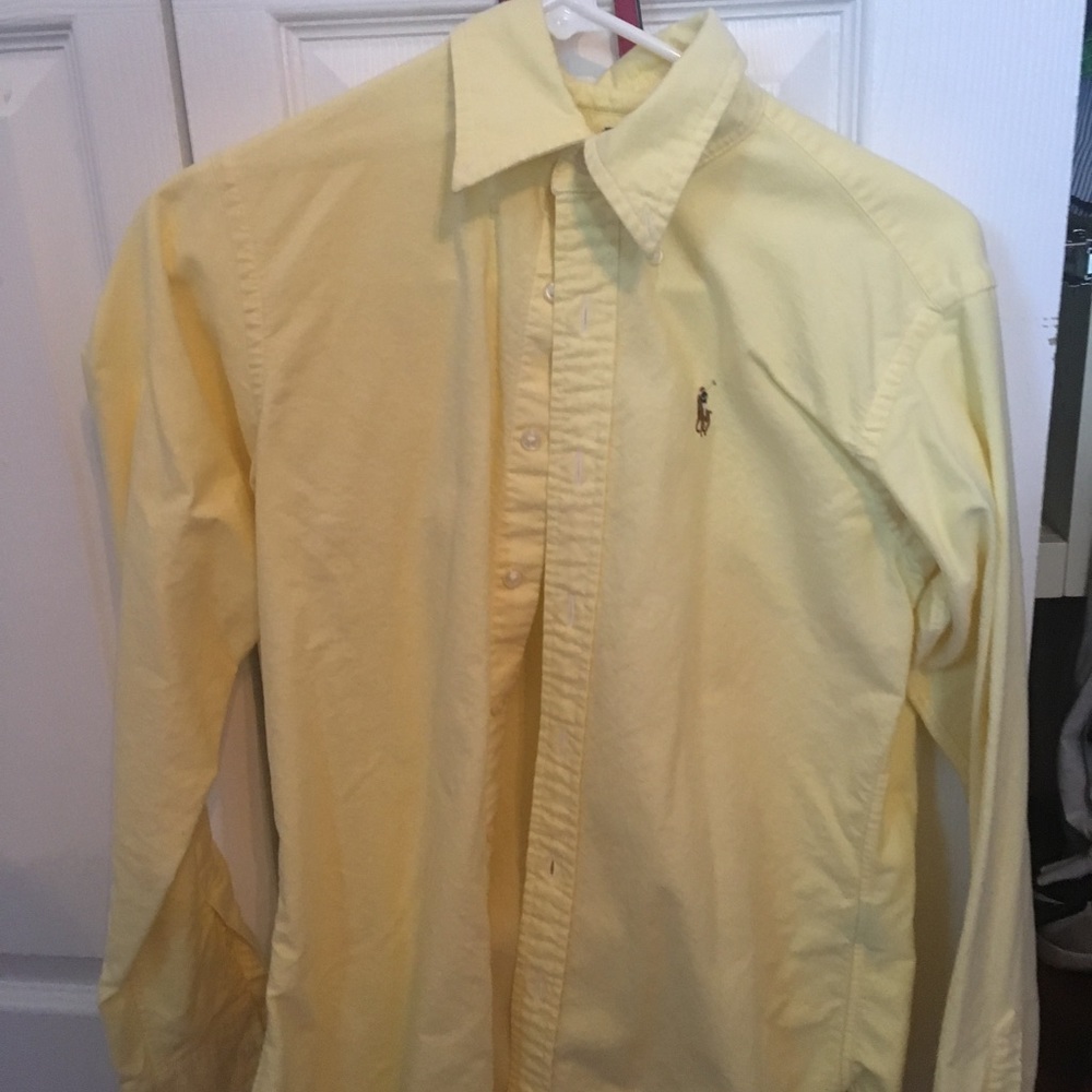 Polo yellow button down