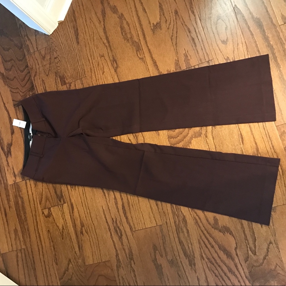 NWT - loft burgundy trousers